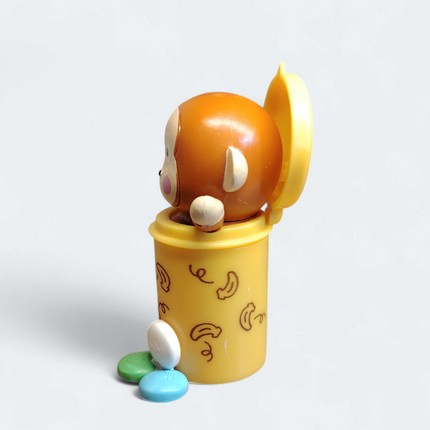 Sanrio Osaru no Monkichi in Candy Tube – 3.5" Storage Box (2012) (Pre-Owned)