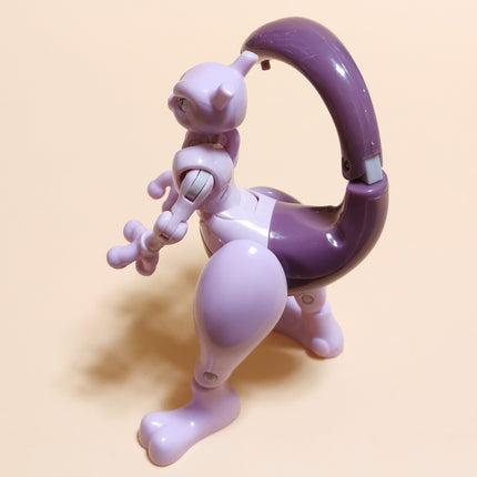 Pokemon Mewtwo Transforming Toy 4" Figure – Articulated (Rare, Pre-Owned)