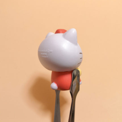 Sanrio Hello Kitty Sad Sitting & Waiting 2.5" Figure (2022, Pre-Owned)