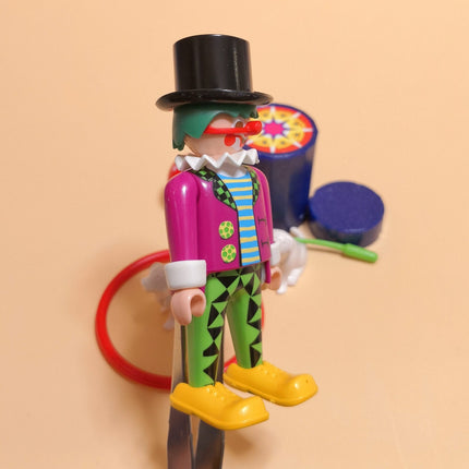 Playmobil CIRCUS CLOWN w BALLOON HOLA HOOP & DOGS Toy Figure 4760 Special Plus