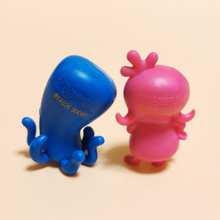 Lot of 2 Hasbro Ugly Dolls Fingertoes & Moxy – 1.5" Mini Figures (2018, Pre-Owned)