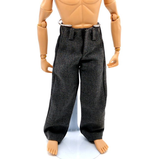 1/6 Scale Male Gray Trouser Dress Pants – for 12" Figure (Pre-Owned)