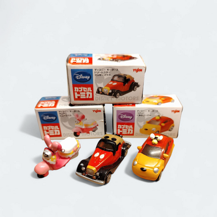 Miniature Disney Cars – Winnie the Pooh, Minnie & Mickey (Lot of 3) (Pre-Owned)
