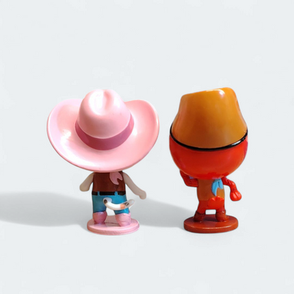 Sheriff Callie & Officer Peck 2" Mini Figures – Disney Jr Just Play (Pre-Owned)