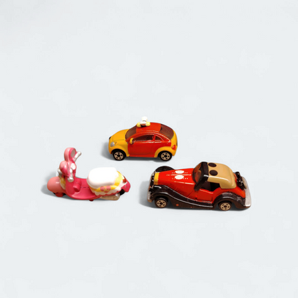 Miniature Disney Cars – Winnie the Pooh, Minnie & Mickey (Lot of 3) (Pre-Owned)