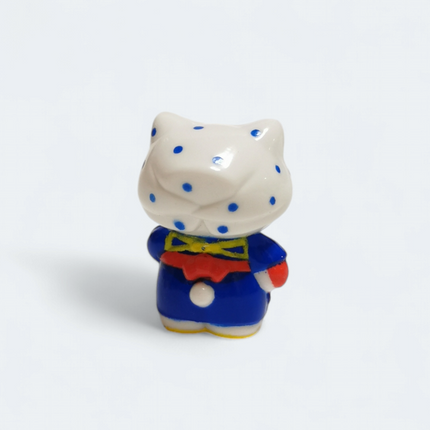 Miniature Hello Kitty in Japanese Maid Outfit 1" Figure (Pre-Owned)