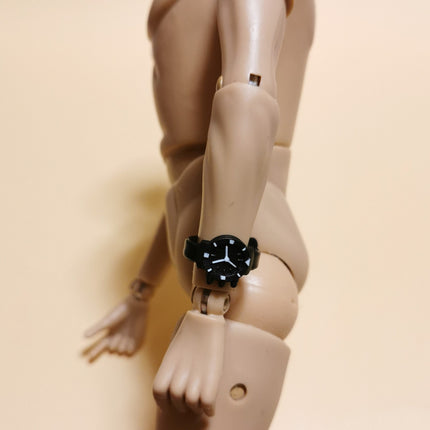 1/6 Scale Black Wristwatch – for 12" Action Figure (Pre-Owned)