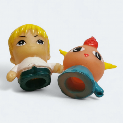 Magical Circle Guru Guru Chibi Nike & Gipple – 1" Pencil Topper (Pre-Owned)