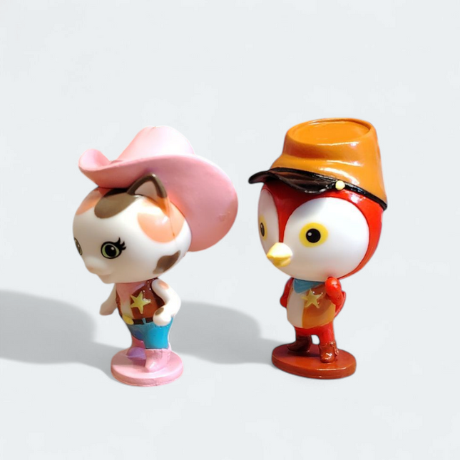 Sheriff Callie & Officer Peck 2" Mini Figures – Disney Jr Just Play (Pre-Owned)