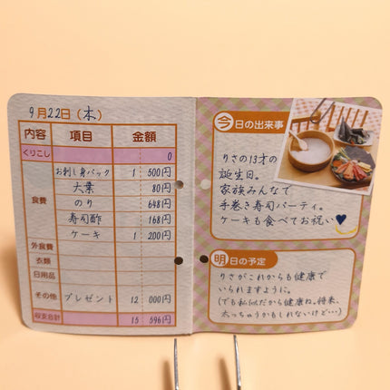 Re-Ment Mom’s Kitchen 2005 #9 Making Sushi Hand Rolls – Miniature Food (Sealed)