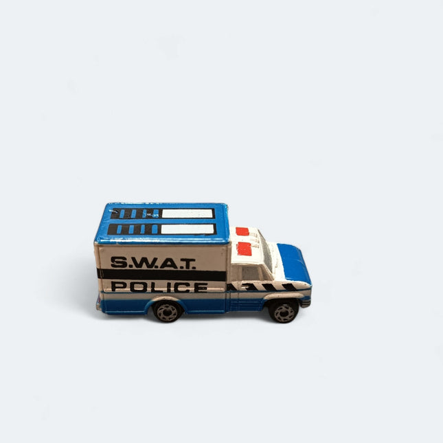 Micro Machines S.W.A.T. Police Ford Box Van – Galoob Toy Car (Pre-Owned)