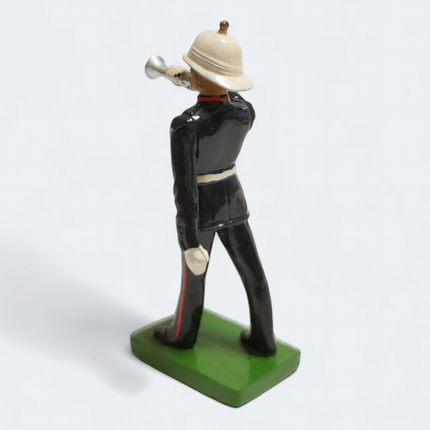 Britains ROYAL MARINE BUGLER Soldier 2.5" DIECAST PAINTED Mini Figure Toy 1986