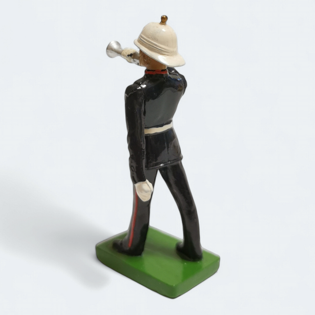 Britains ROYAL MARINE BUGLER Soldier 2.5" DIECAST PAINTED Mini Figure Toy 1986