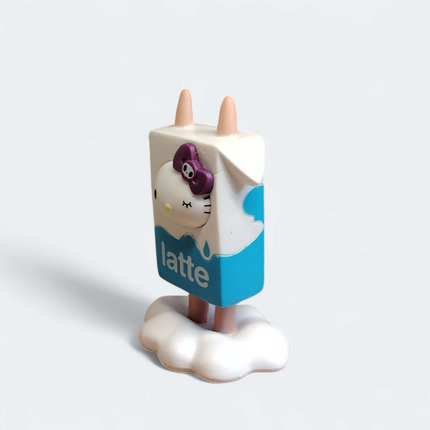 Tokidoki x Hello Kitty Latte Milk Carton Kitty – 2.5" Vinyl Figure (7-11, Pre-Owned)