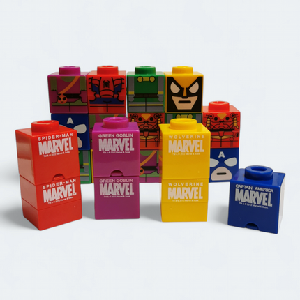 Marvel Super Hero STATIONERY BLOCK Lot of 21 Spider Man Wolverine Green Goblin