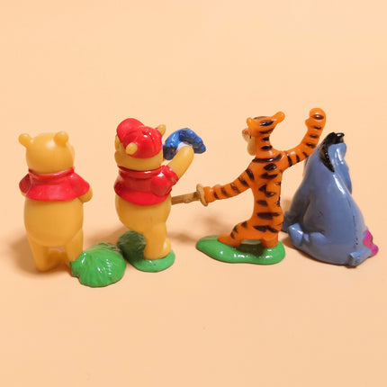 Winnie the Pooh & Friends – 2" Cake Topper Figures (Lot of 4) (Pre-Owned)