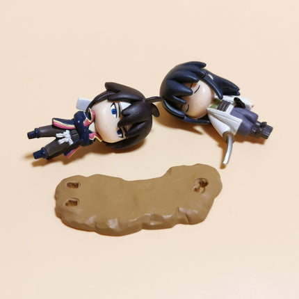 Bandai GINTAMA TAKASUGI & KATSURA 1.5" Mini Figure Anime Toy Collectible Loose