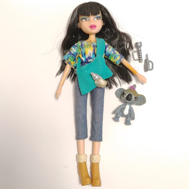 Bratz In the Wild Jade with Koala Pet – 11" Doll (Fair, Pre-Owned)