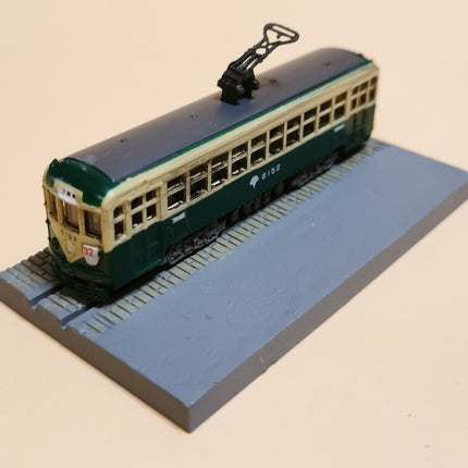 F-Toys 1/150 N Scale Painted Showa Toden Train – 3" Railroad Model (Pre-Owned)