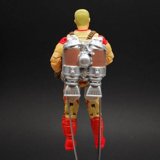 Silver JETPACK ROCKET BACKPACK Lot of 5 for 3.75" 4" Action Figure Weapon Part