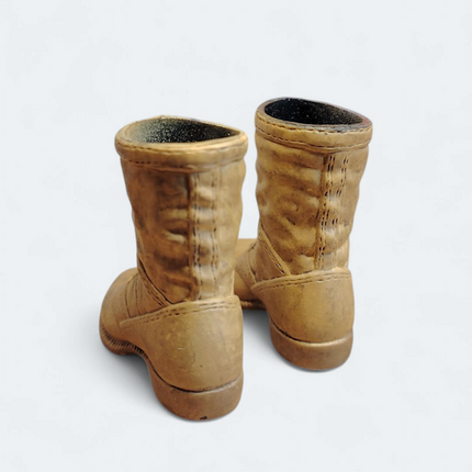 1/6 Scale Male Brown Combat Boots – Soldier Accessories (Pre-Owned)