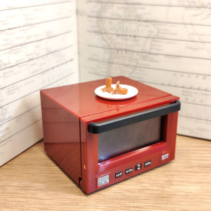 Re-Ment Miniature Red Oven 2" with Snack – Let’s Cook Series (Pre-Owned)
