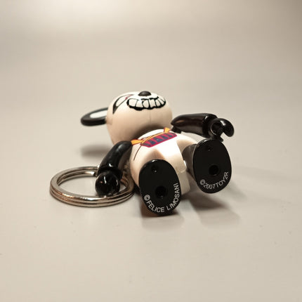 QEE x LUISAVIAROMA Panda Bear 2.5" Mini Figure KEYCHAIN Toy Charm Animal Toy2R