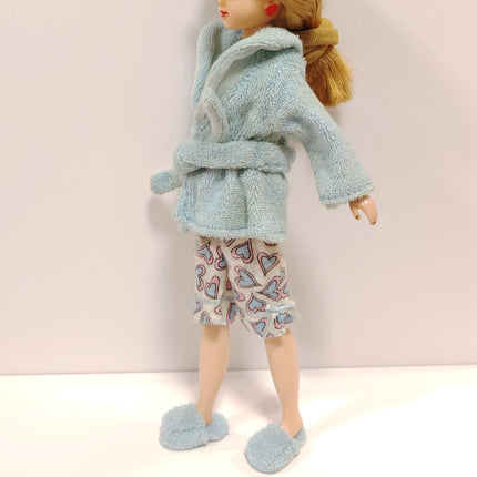 1/6 Scale Light Blue Pajama Robe – for Licca Blythe (Pre-Owned)