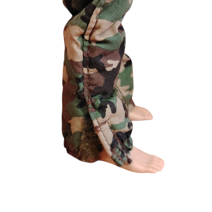 1/6 Scale Male Dark Camo Cargo Pants – Soldier Winter Clothes (Pre-Owned)