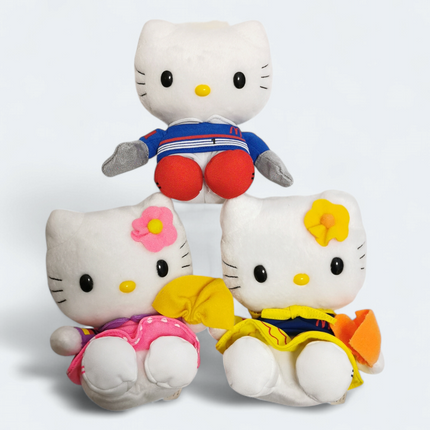 Hello Kitty & Dear Daniel Reversible Plush – McDonald’s Food Lot of 3 (2002) (Pre-Owned)