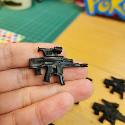 Lot of 8 GI Joe Black Battle Rifle Gun – Weapon for 3.75" Figure (Pre-Owned)