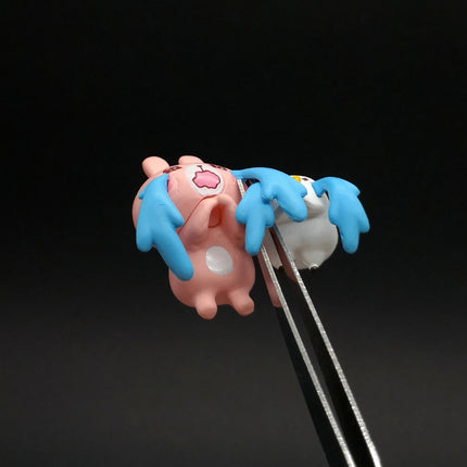 Kanahei’s Small Animal Pink Rabbit & White Chick Crying 2" Mini Figure (Pre-Owned)