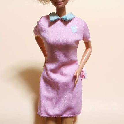 Mattel Barbie Sporty Pink Dress – Go In Style Logo (Pre-Owned)