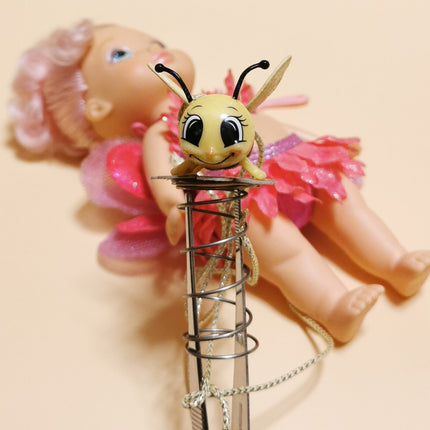 MGA Entertainment 2004 Flower Fairies 7" Rose Doll with Pet Bee Comb (Pre-Owned)