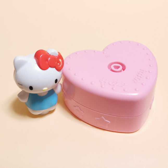 Sanrio Hello Kitty Pink Heart Case – 4" McDonald’s Toy (2004) (Pre-Owned)