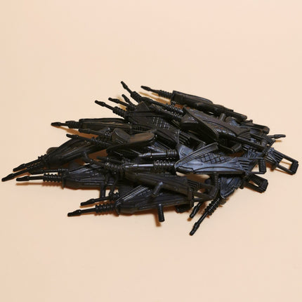 BLACK RIFLE WEAPON PART Lot of 19 Major Bludd 3.75" Figure Accessories Arsenal