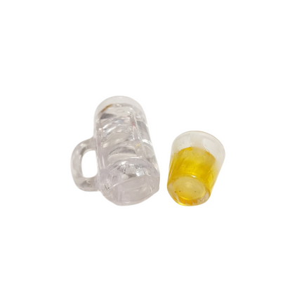 Re-Ment Miniature Beer Mug & Small Drink – Japanese Pub 2006 (Pre-Owned)