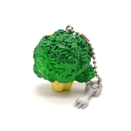 One Piece Sanji Bento Broccoli Head 1" Charm – Bandai Mini Keychain (Pre-Owned)