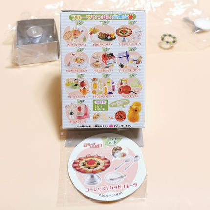 Re-Ment Fruit Wave Diary #3 Assorted Fruit Slice Platter – Dollhouse Dish (Sealed)