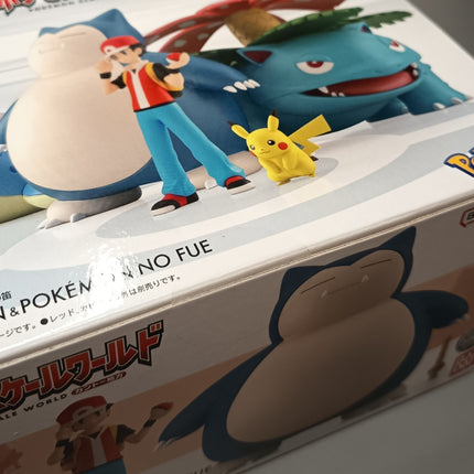 Pokemon Scale World 1/20 Scale Ash & Snorlax Flute – Mini Figure (Bandai, New)