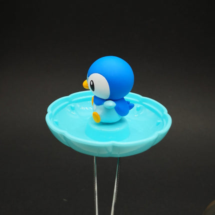 Bandai Pokemon Piplup 2.5" Mini Figure with Clear Case – Jewelry Stand (Pre-Owned)