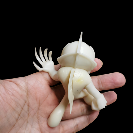 Evil Ultraman Belial Beast Kingdom 3" Figure – Unpainted Prototype MEA-042 (Pre-Owned)