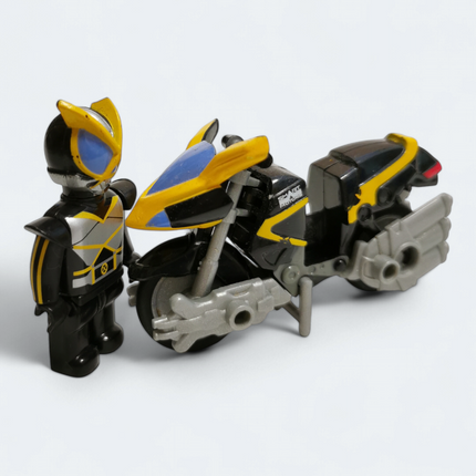 Mega Bloks Bandai Kamen Rider 555 Kaixa & Bike 2" Mini Figure – Collectible (Pre-Owned)