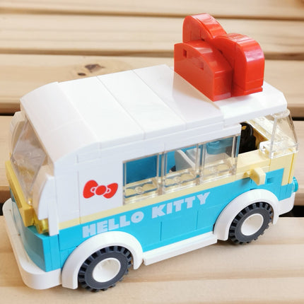 Sanrio Hello Kitty Mini Bus Van – 4.5" Building Block Set (2021, KeepPlay) (Pre-Owned)