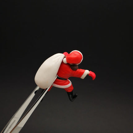 Fuchico as Santa Claus 2" Cup-Rim Figure – Christmas Anime Decor (Pre-Owned)