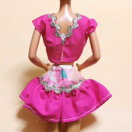 Mattel 1993 Hot Pink Top & Shorts – Paint N Dazzle (Pre-Owned)