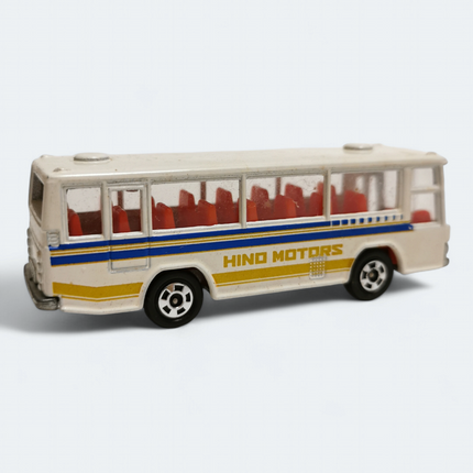 Vintage Tomica Hino Rainbow Skeleton Bus #41 White – 1/116 Diecast (Pre-Owned)