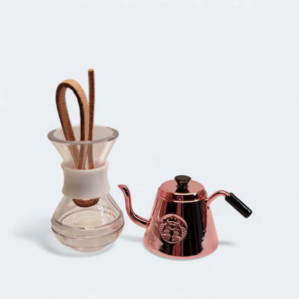 Official Starbucks Pour-Over Glass & Coffee Pot Miniature – Dollhouse (Pre-Owned)