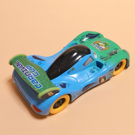 Disney Store Cars Chaser Series Carla Veloso – 5" Mini Diecast Green (Pre-Owned)