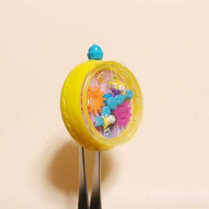Polly Pocket Stop Watch with Clip – 2" McDonald's Toy (1994, Pre-Owned)